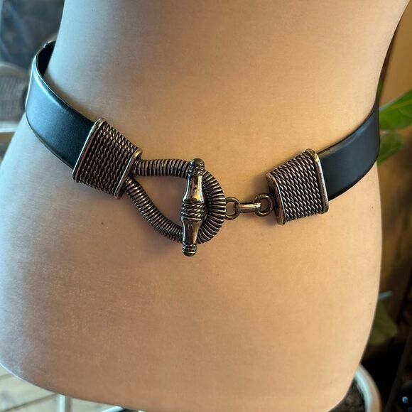Chico's Adjustable Toggle Closure Belt - Size SM - Picture 1 of 6